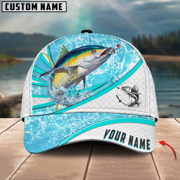 Bluejose Tuna Fishing Water Tornado Personalized Cap