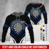 BlueJose Thunder Vortex Darts Personalized Name, Team Name 3D Zipper Hoodie Hoodie