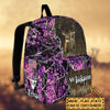 BlueJose Deer Hunting Name State & Flag Personalized Backpack