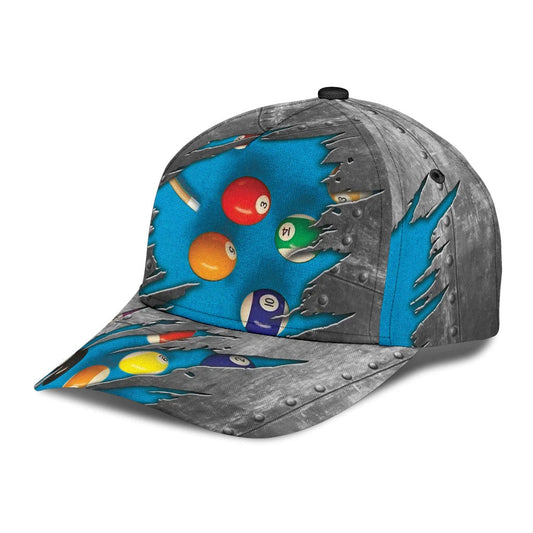 BlueJose Billiard Classic 3D Over Printed Cap