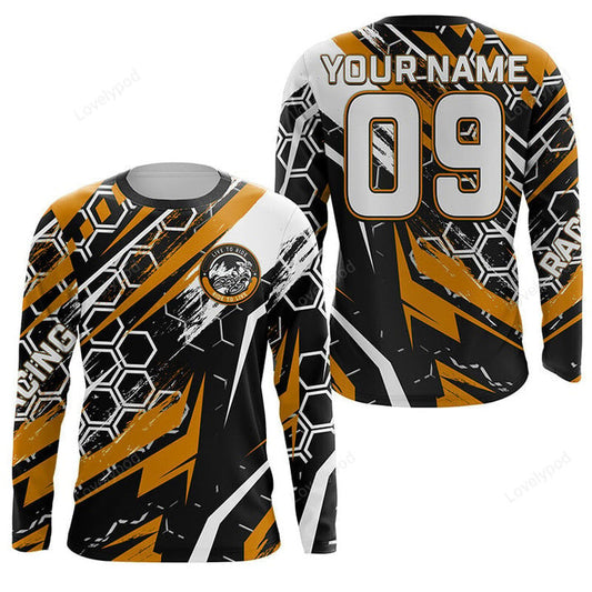 BlueJose Custom Extreme Motocross Racing Live To Ride Off-Road 3D Hoodie