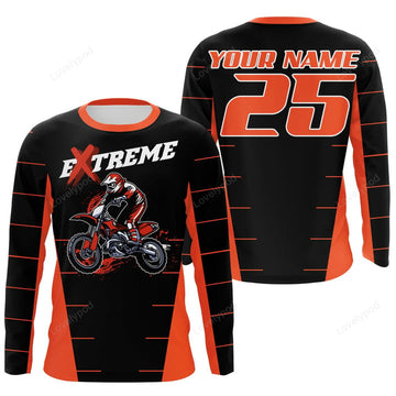 BlueJose Personalized Motocross Racing Offroad Motorcycle 3D Shirt