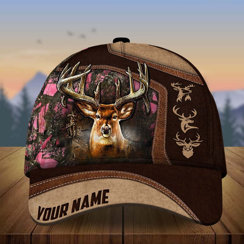 BlueJose Collab Artist Deer Hunting Multicolor Personalized Cap
