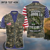 BlueJose  American Fishing Vest Personalized Name 3D Shirt